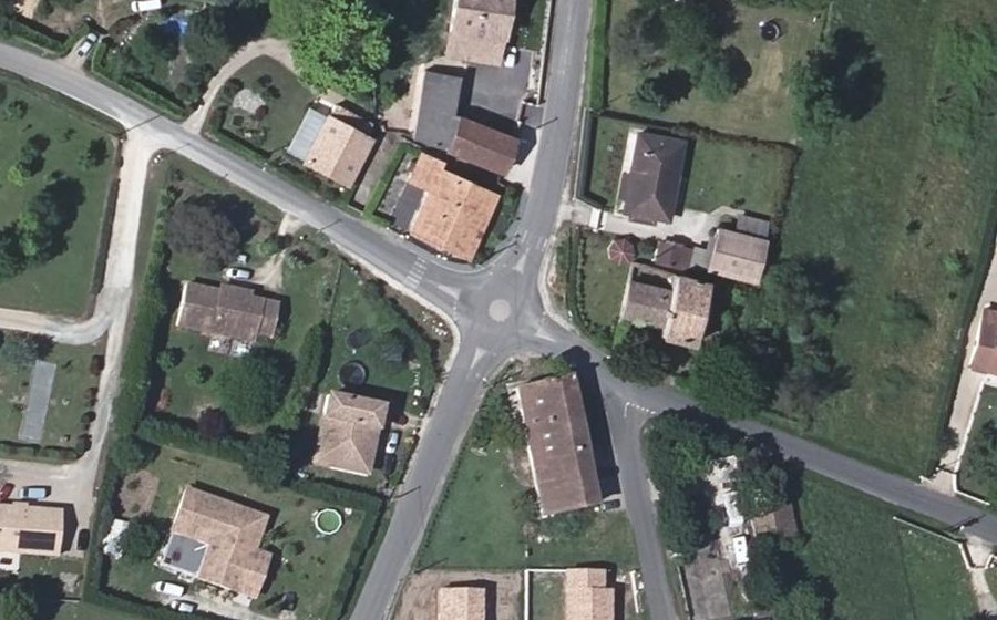 Vue aérienne du Mini-giratoire n°1323310767