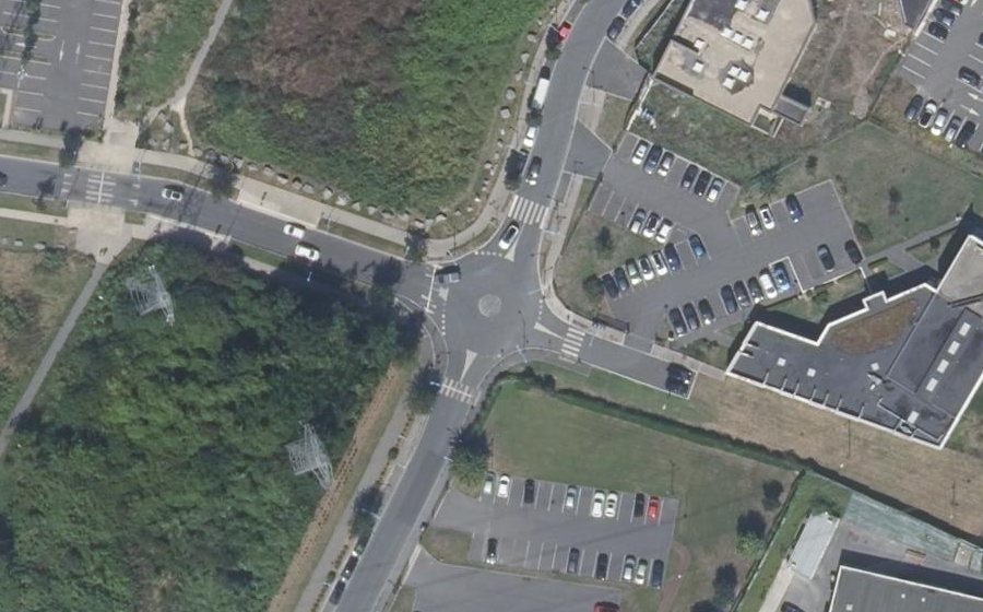 Vue aérienne du Mini-giratoire n°1324834072