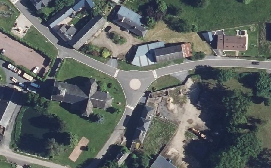 Vue aérienne du Mini-giratoire n°1325869692