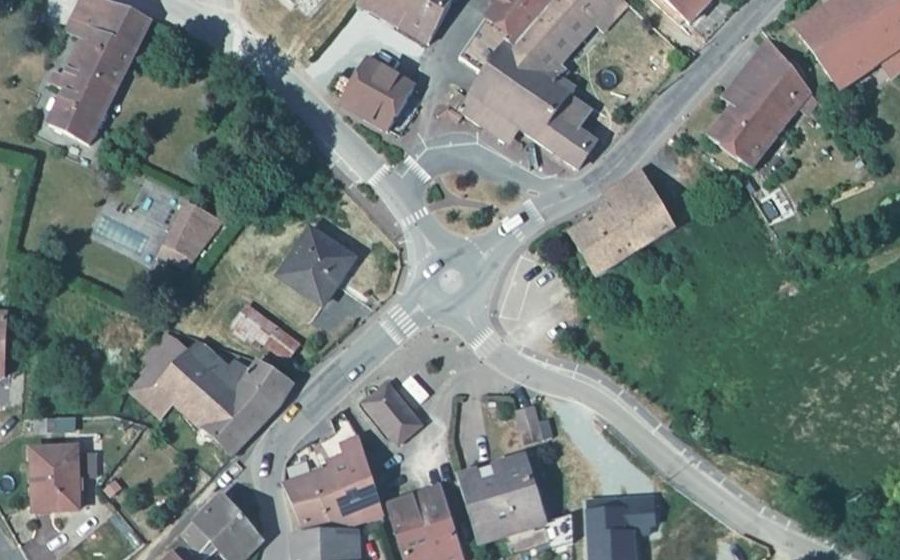 Vue aérienne du Mini-giratoire n°1327729942