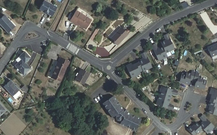Vue aérienne du Mini-giratoire n°1329344405