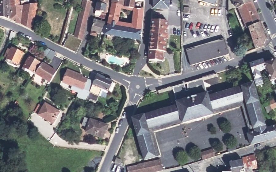 Vue aérienne du Mini-giratoire n°1329778581