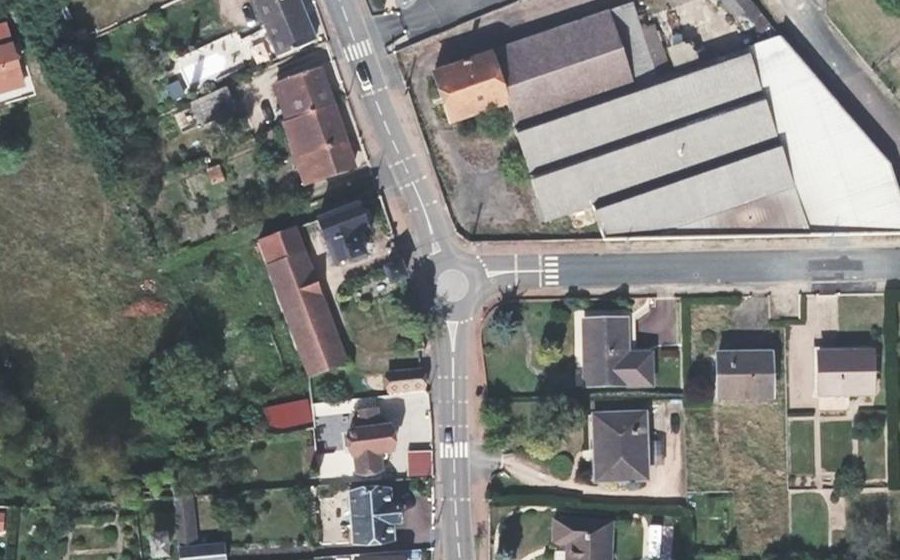 Vue aérienne du Mini-giratoire n°1329954464