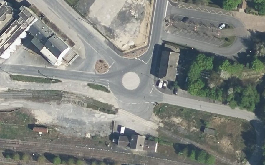 Vue aérienne du Mini-giratoire n°1332164849