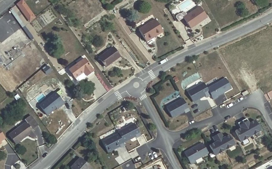 Vue aérienne du Mini-giratoire n°1332711716