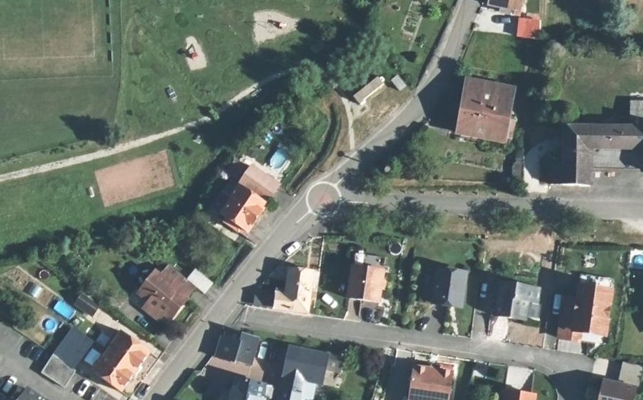 Vue aérienne du Mini-giratoire n°1336002630