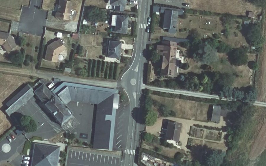 Vue aérienne du Mini-giratoire n°1336815750