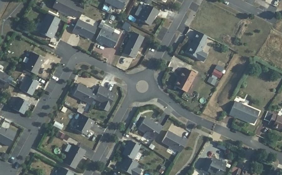 Vue aérienne du Mini-giratoire n°1338051424