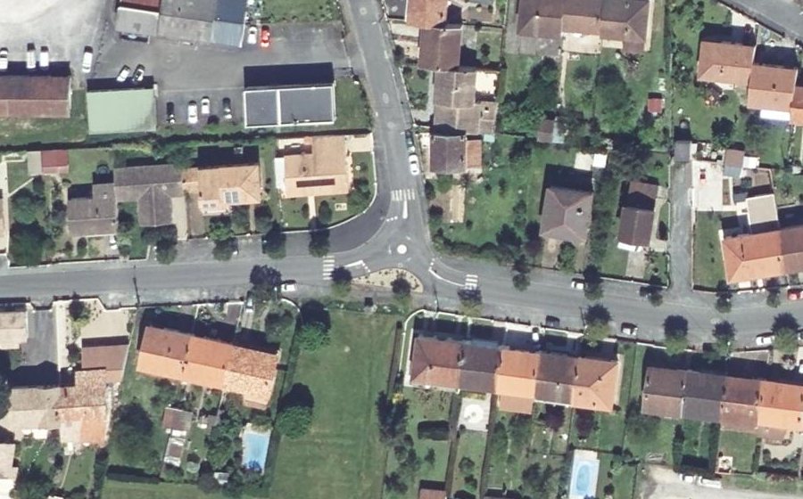 Vue aérienne du Mini-giratoire n°1339992540