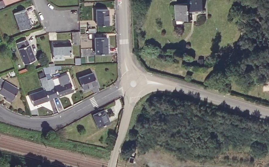 Vue aérienne du Mini-giratoire n°1340352793