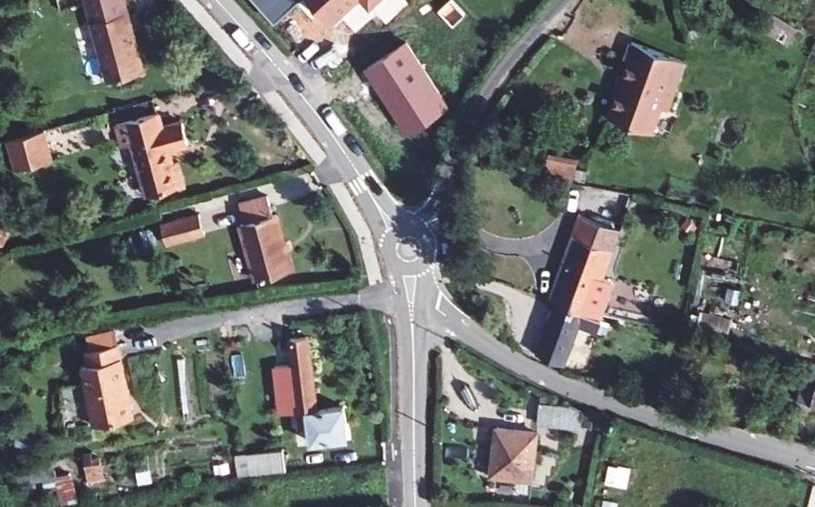 Vue aérienne du Mini-giratoire n°1340585373