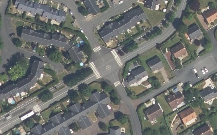 Vue aérienne du Mini-giratoire n°1341087324
