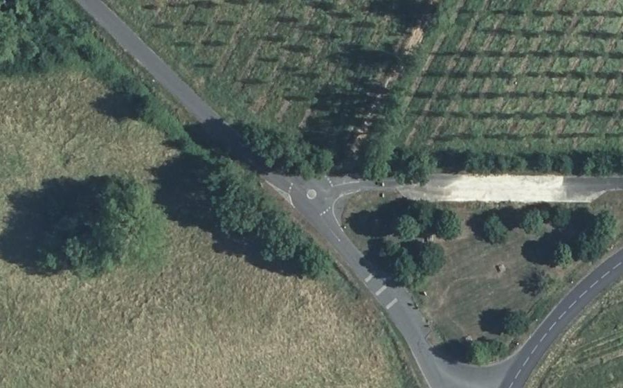 Vue aérienne du Mini-giratoire n°1341156265