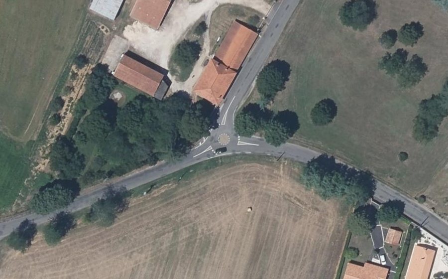 Vue aérienne du Mini-giratoire n°1343154815
