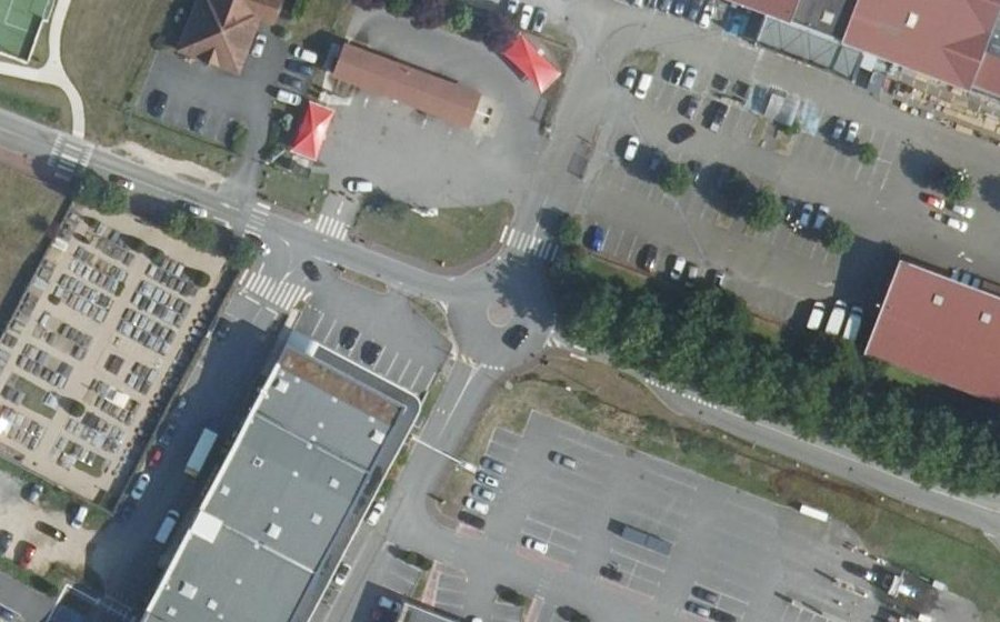 Vue aérienne du Mini-giratoire n°1343807226