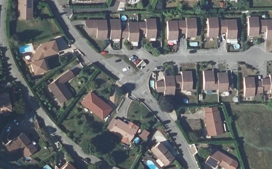Vue aérienne du Mini-giratoire n°1344173707