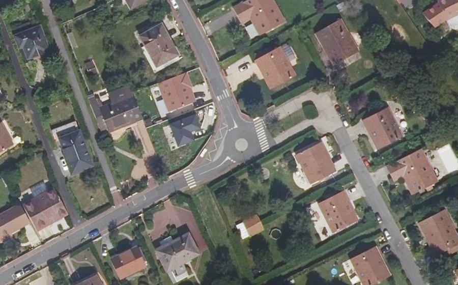Vue aérienne du Mini-giratoire n°1344435134
