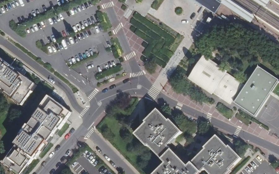 Vue aérienne du Mini-giratoire n°1345647412