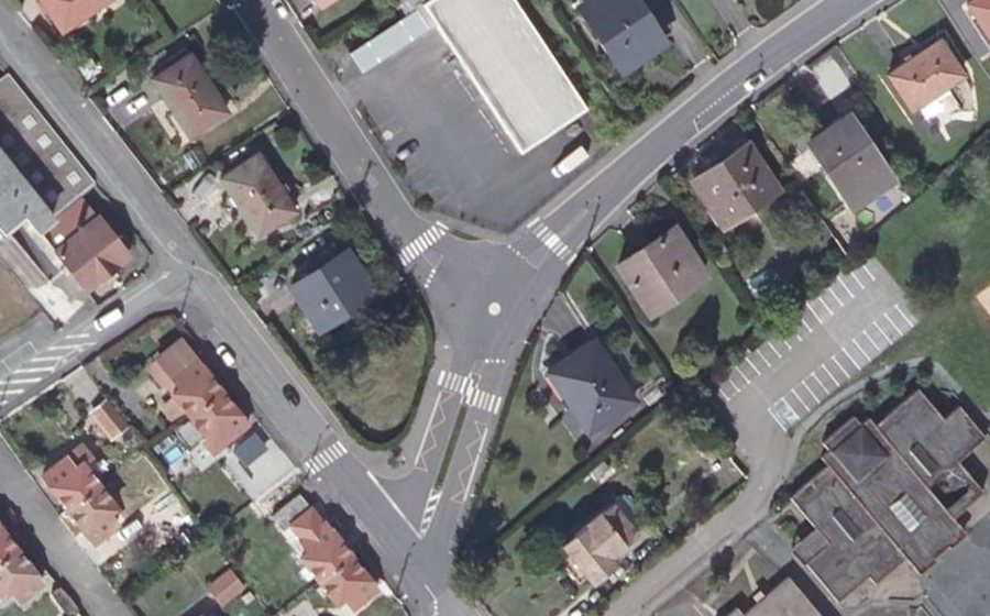 Vue aérienne du Mini-giratoire n°1348194354