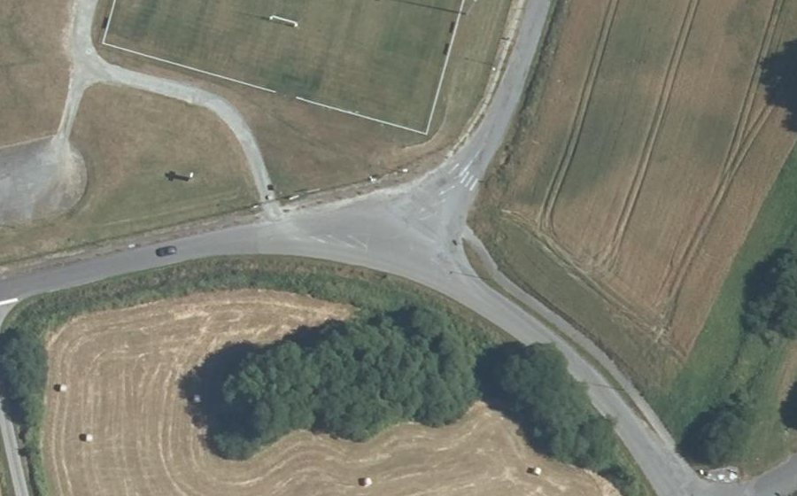 Vue aérienne du Mini-giratoire n°1349315562