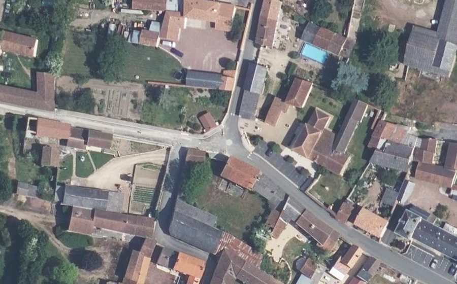 Vue aérienne du Mini-giratoire n°1349437629