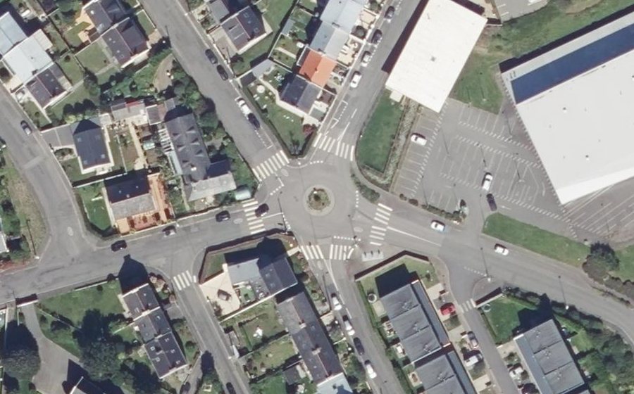 Vue aérienne du Rue François Coppée