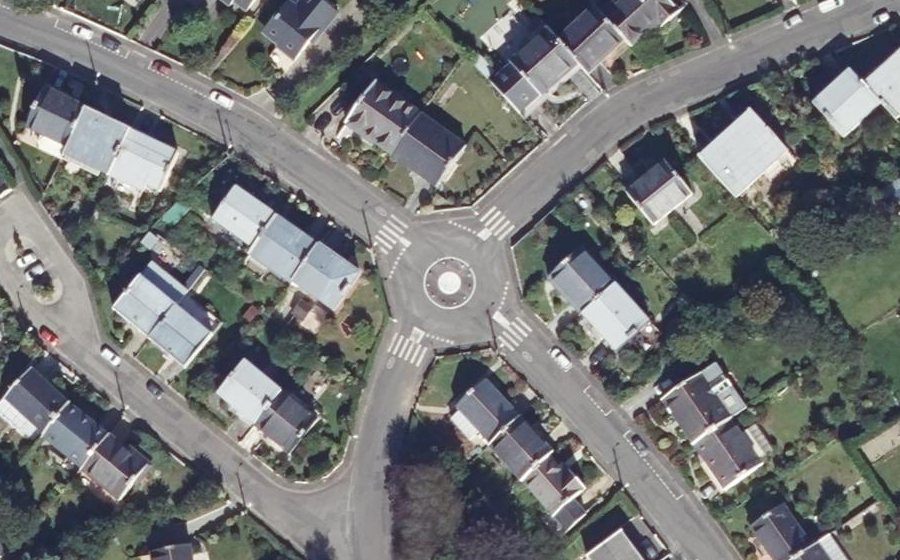 Vue aérienne du Rue Georges Courteline