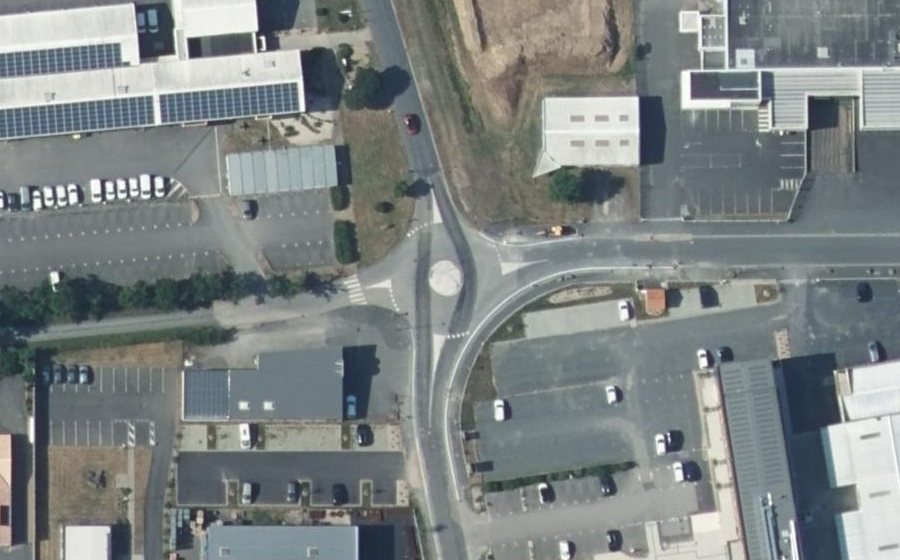 Vue aérienne du Mini-giratoire n°1351421112
