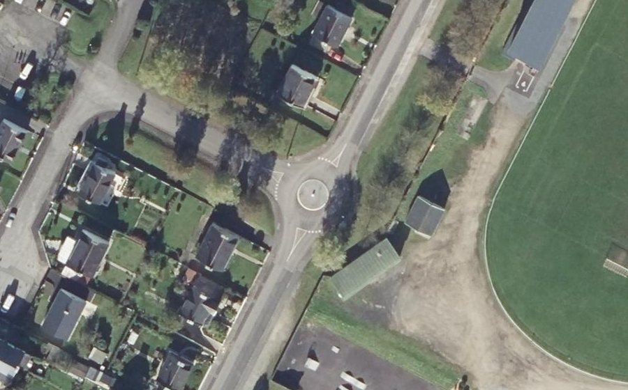 Vue aérienne du Mini-giratoire n°1351729791