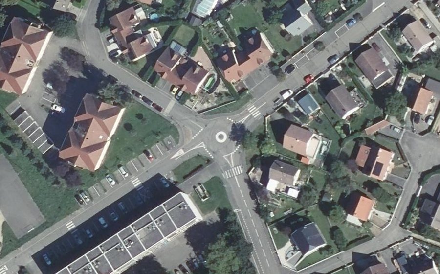 Vue aérienne du Mini-giratoire n°1352867141