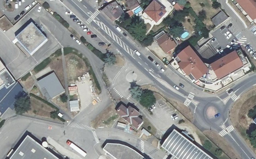 Vue aérienne du Mini-giratoire n°1354165841