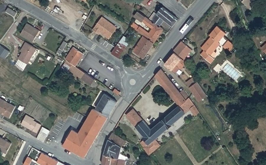 Vue aérienne du Mini-giratoire n°1356140882