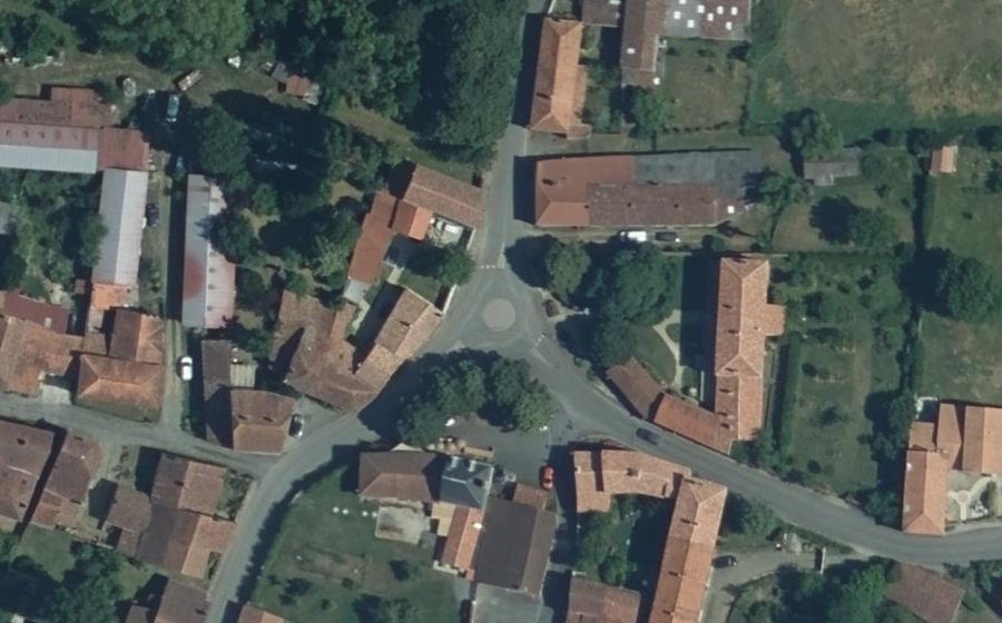 Vue aérienne du Mini-giratoire n°1356142932