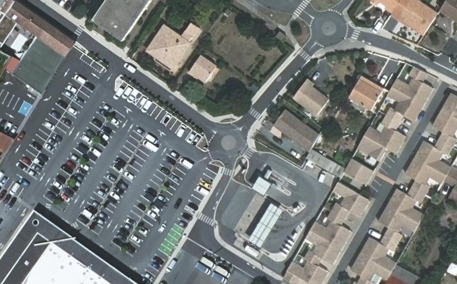 Vue aérienne du Mini-giratoire n°1358112212