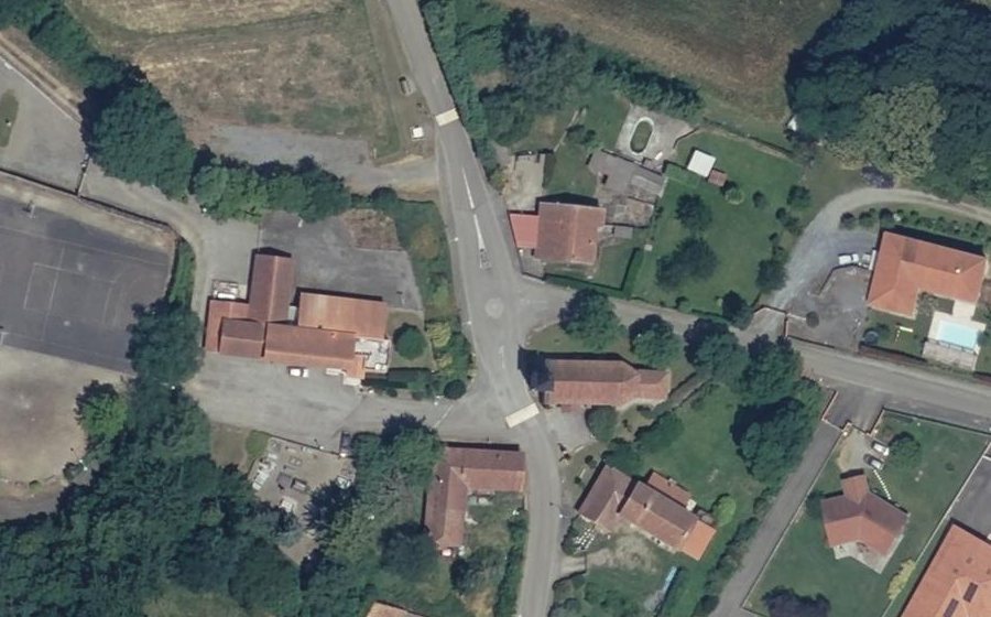 Vue aérienne du Mini-giratoire n°1360348513