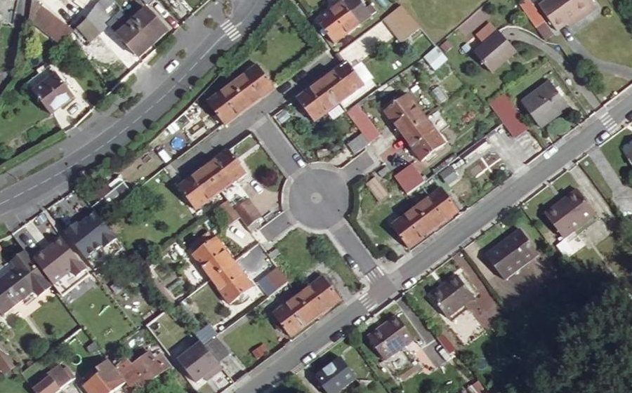 Vue aérienne du Mini-giratoire n°1361000590