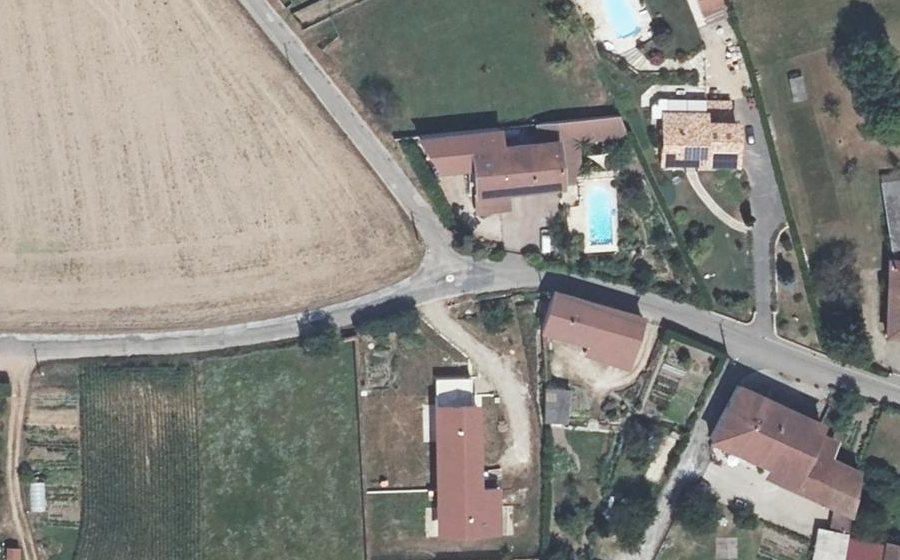 Vue aérienne du Mini-giratoire n°1361506334