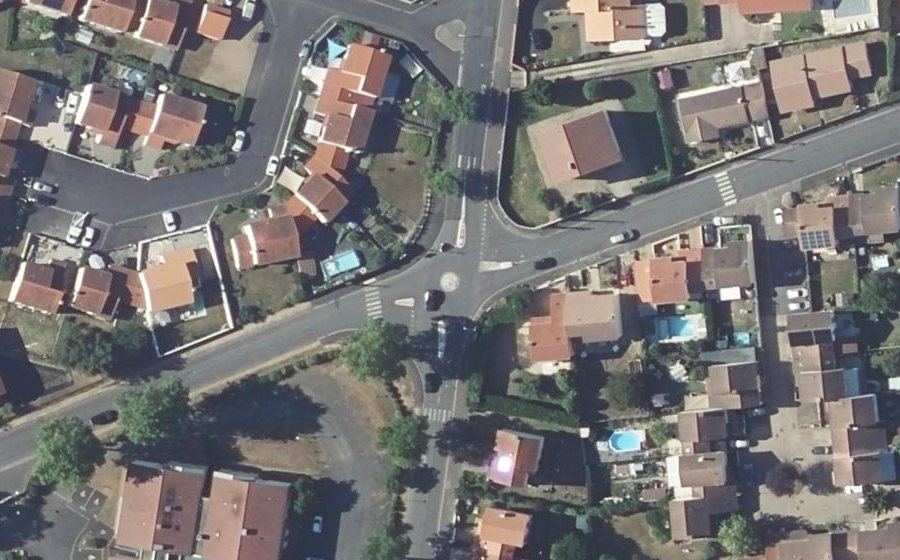 Vue aérienne du Mini-giratoire n°1362890696