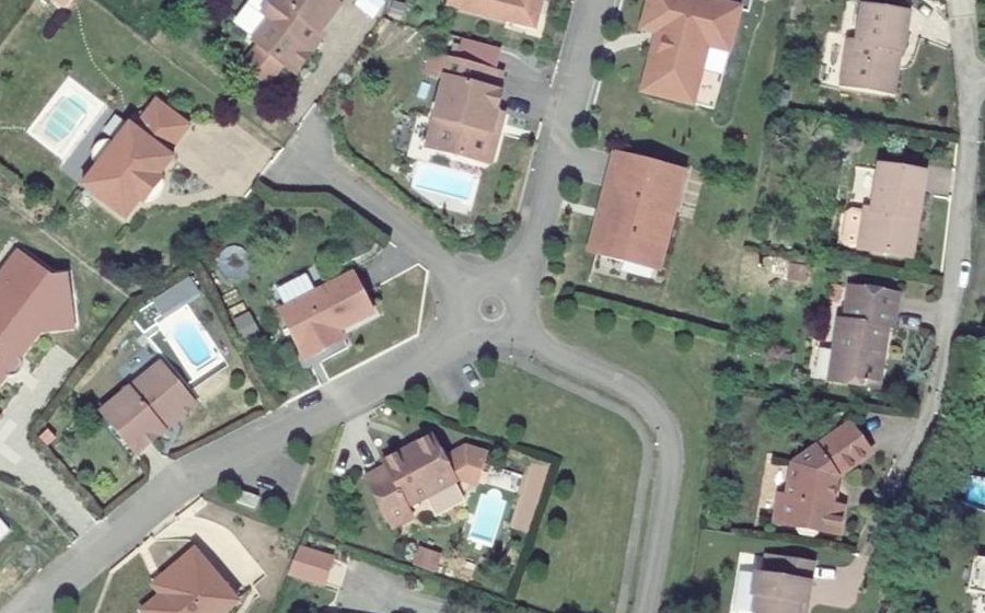 Vue aérienne du Mini-giratoire n°1365339501