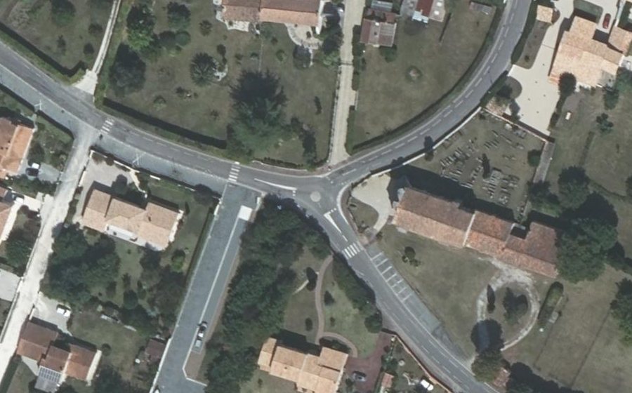 Vue aérienne du Mini-giratoire n°1369239736