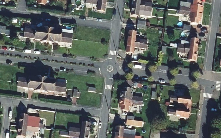 Vue aérienne du Mini-giratoire n°1369914265