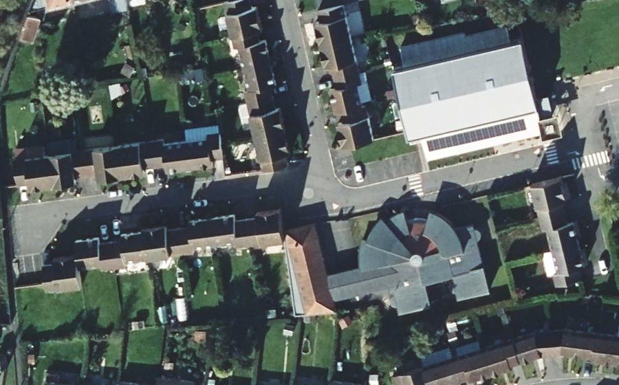 Vue aérienne du Mini-giratoire n°1369914560