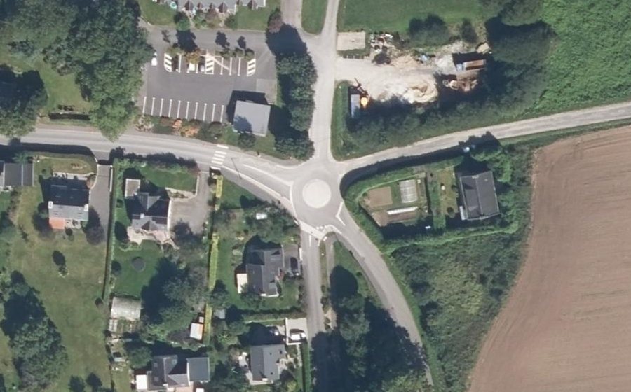 Vue aérienne du Mini-giratoire n°1370175010