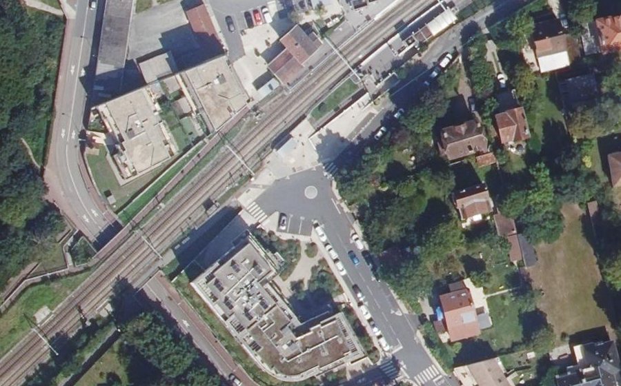 Vue aérienne du Mini-giratoire n°1370447379