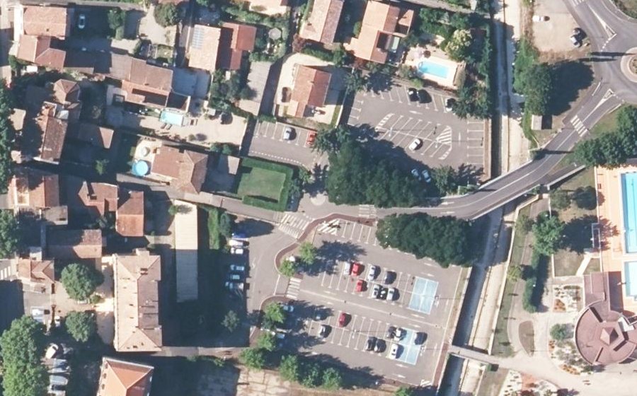 Vue aérienne du Mini-giratoire n°1371327936