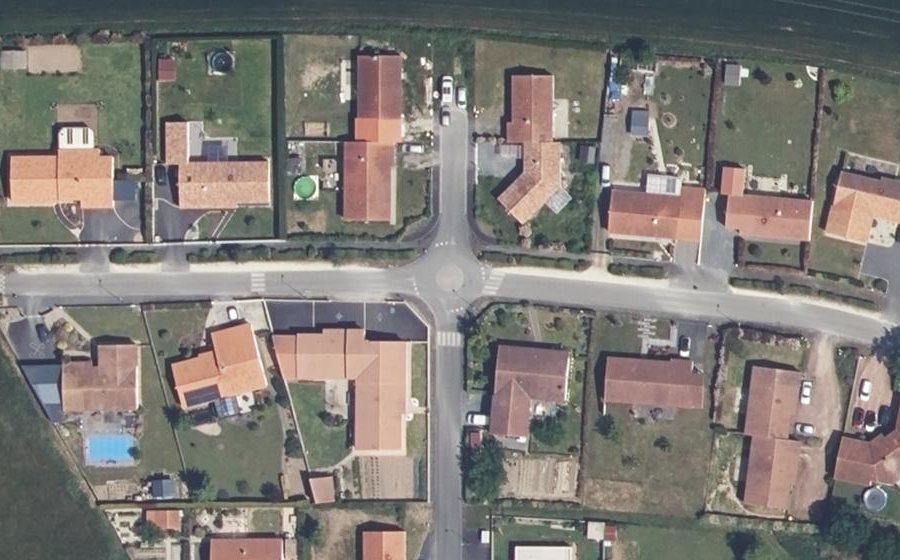 Vue aérienne du Mini-giratoire n°1371528033