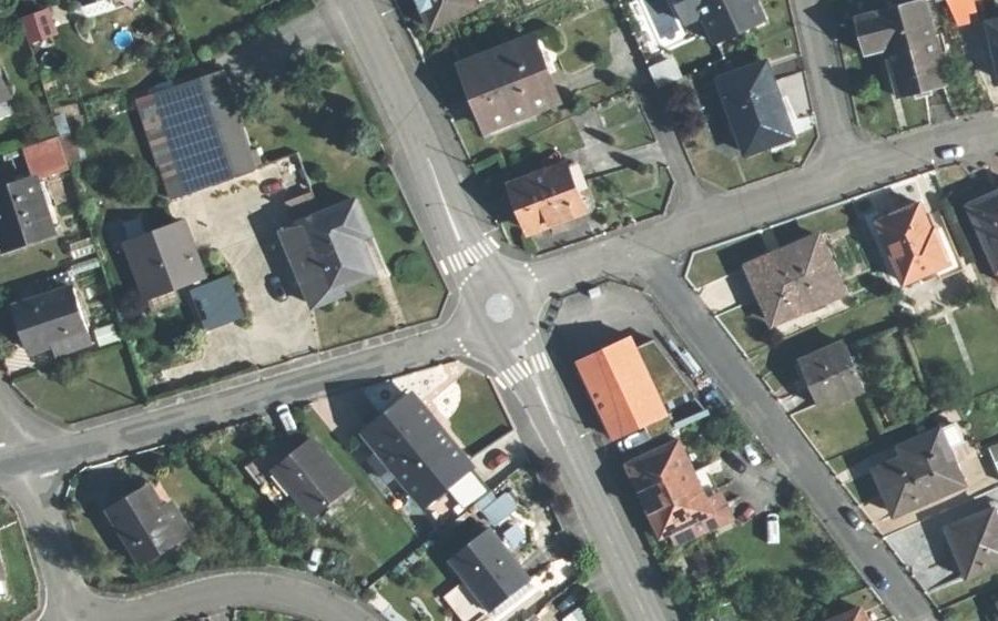 Vue aérienne du Mini-giratoire n°1373305871