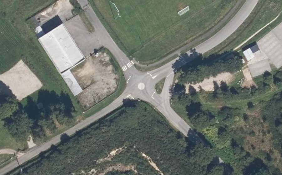 Vue aérienne du Mini-giratoire n°1373991181