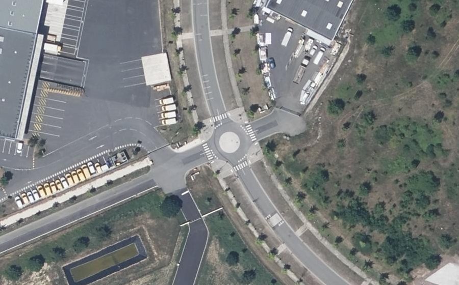 Vue aérienne du Mini-giratoire n°1374203219