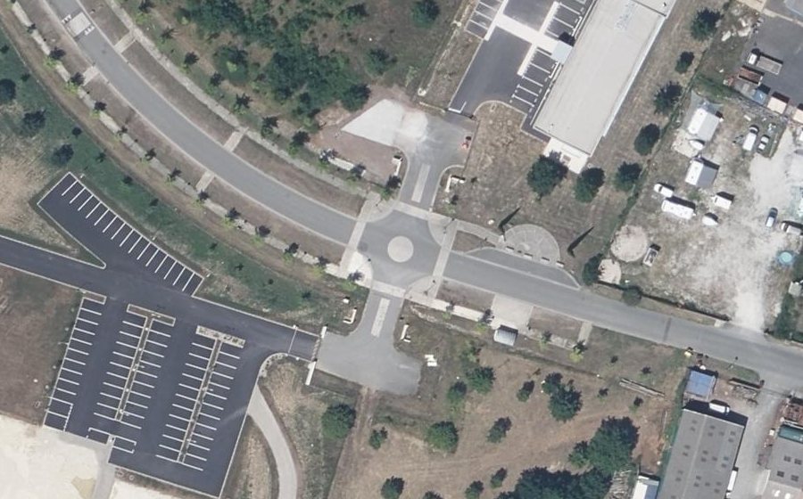Vue aérienne du Mini-giratoire n°1374204133